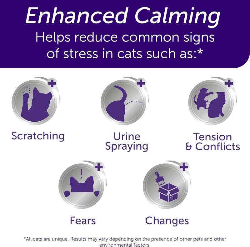 Feliway جهاز توزيع العطر، فيليواي أوبتيموم، الفيرومونات المهدئة المعززة، 48 مل | 30 يوم | مجموعة البداية | شفاف | عبوة من 2 - Image 4